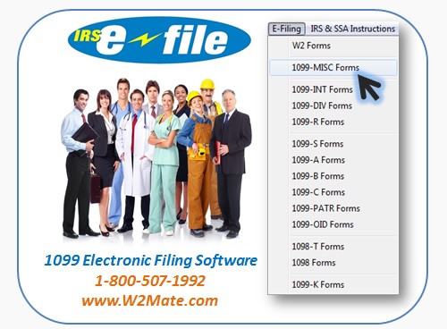 1099 electronic filing software preview